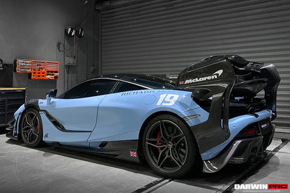 2017-2021 McLaren 720s Se²NWB Style Carbon Fiber Side Skirts - DarwinPRO Aerodynamics