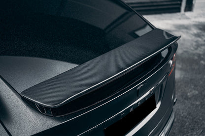 2016-2021 Tesla X SUV RZS Style Carbon Fiber Trunk Spoiler - Carbonado