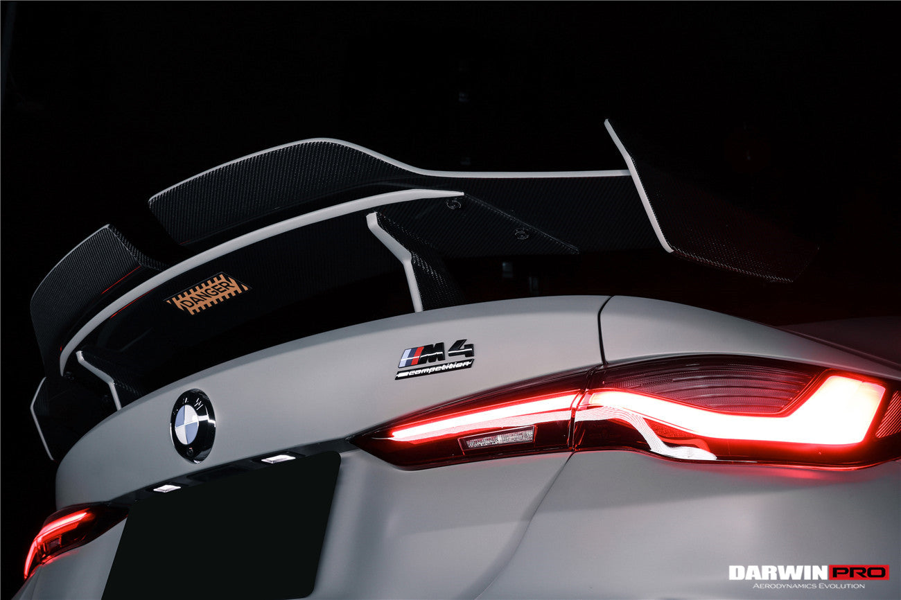 2021-UP BMW M4 G82/4 Series G22 BKSSII Style Carbon Fiber Trunk Spoiler - DarwinPRO Aerodynamics