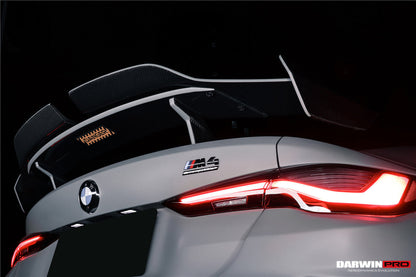 2021-UP BMW M4 G82/4 Series G22 BKSSII Style Carbon Fiber Trunk Spoiler - DarwinPRO Aerodynamics
