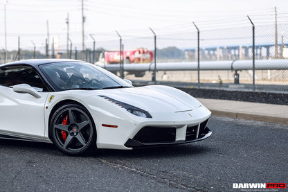 2015-2020 Ferrari 488 GTB/Spyder Carbon Fiber Front Lip - DarwinPRO Aerodynamics