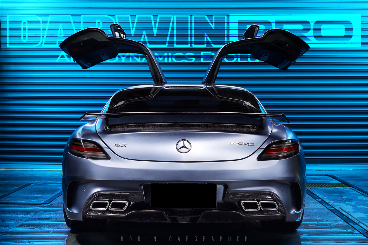 2010-2015 Mercedes Benz W197 SLS AMG BKSS Style Rear Bumper - DarwinPRO Aerodynamics