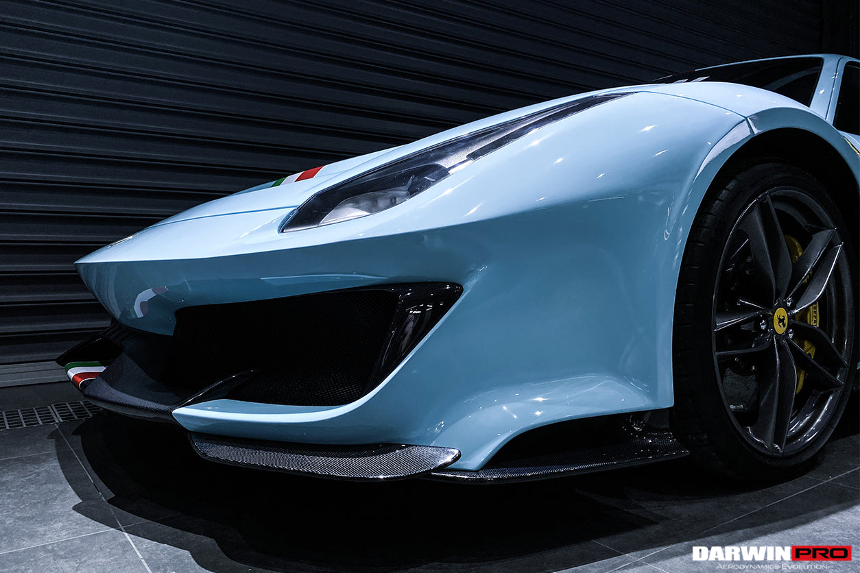 2015-2020 Ferrari 488 GTB/Spyder Pista Style Auto Full Body Kit - DarwinPRO Aerodynamics