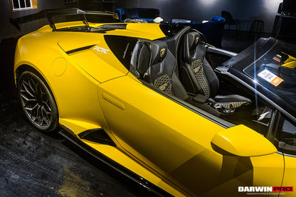 2019-2022 Lamborghini Huracan EVO OD Style Dry Carbon Side Skirts - DarwinPRO Aerodynamics