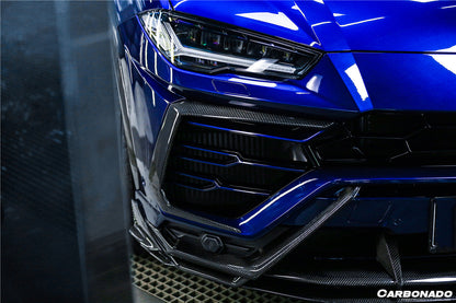 2018-2022 Lamborghini URUS TC Style Dry Carbon Fiber Front Bumper Vents - Carbonado