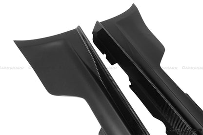 2008-2013 BMW 1M Only RZ Style Carbon FIber Side Skirts - Carbonado