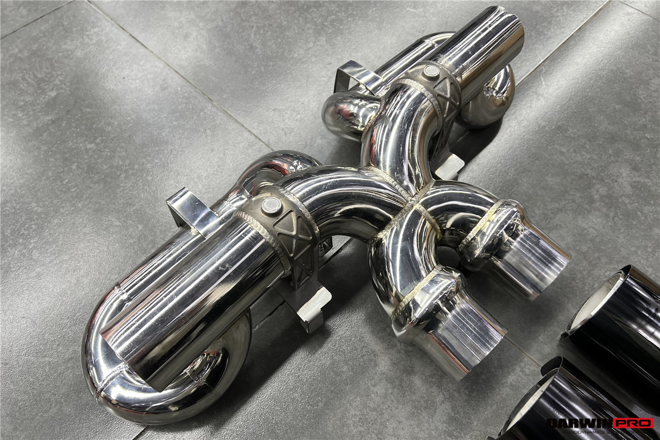 2019-2023 Porsche 911 992 Carrera/S/4/4S/Targa/Cabriolet Exhaust (for GT3 Style Bumper) - DarwinPRO Aerodynamics