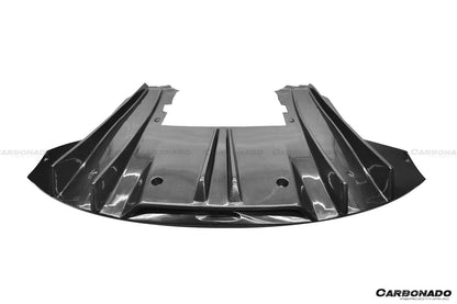 2020-2023 McLaren GT WP Style DRY Carbon Fiber Rear Diffuser Lip - Carbonado