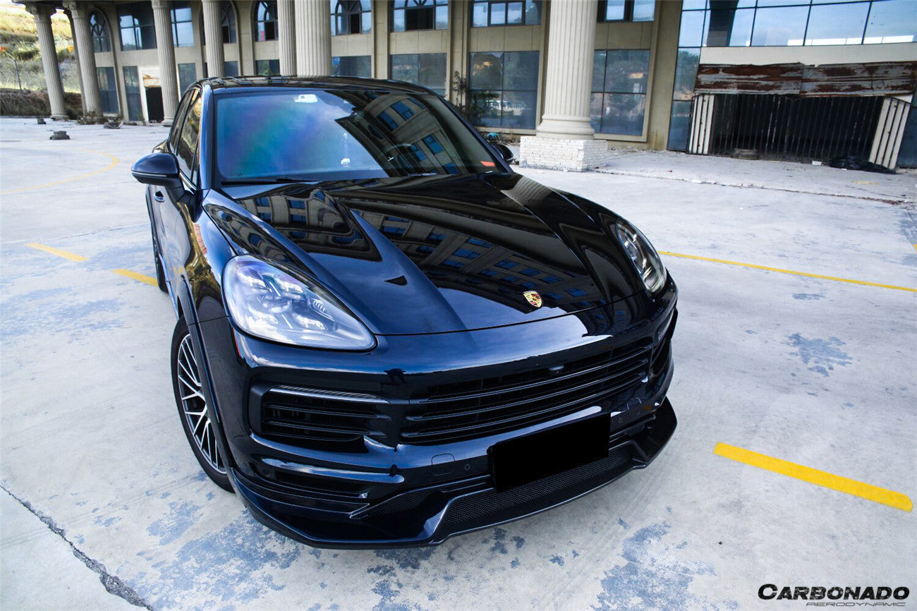 2019-2022 Porsche 959.1 Cayenne S/E-Hybrid OD Style Front Lip - Carbonado