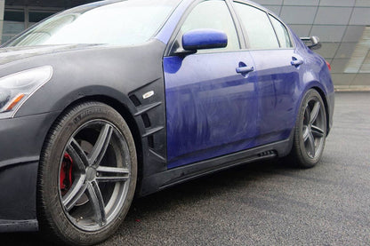 2007-2013 Infiniti G25/G35/G37 Sedan ELT Style Side Skirts - Carbonado