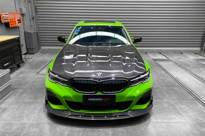 2019-2023 BMW 3 Series G20/G28 BKSS Style Carbon Fiber Front Lip - DarwinPRO Aerodynamics