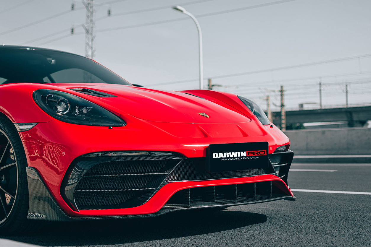 2016-2023 Porsche 718 Cayman/Boxster BKSS Style Partial Carbon Fiber Full Body Kit - DarwinPRO Aerodynamics