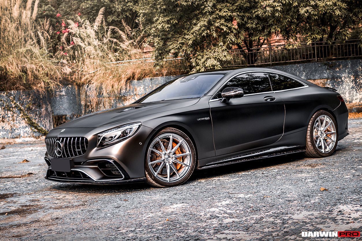 2018-2021 Mercedes Benz C217 S63/S65 AMG Coupe BKSS Style Carbon Fiber Front Lip - DarwinPRO Aerodynamics