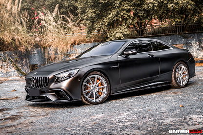 2018-2021 Mercedes Benz C217 S63/S65 AMG Coupe BKSS Style Carbon Fiber Front Lip - DarwinPRO Aerodynamics
