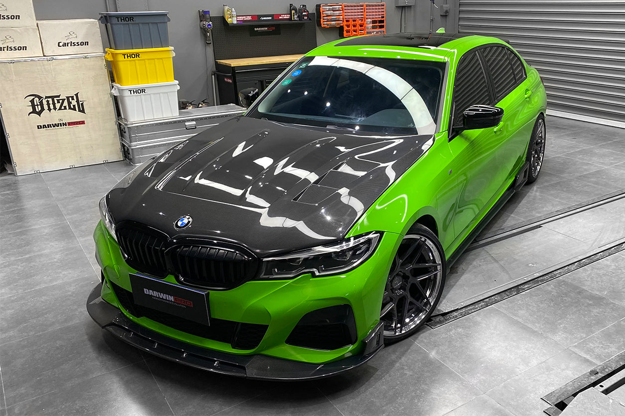 2019-2023 BMW 3 Series G20/G28 BKSS Style Carbon Fiber Hood - DarwinPRO Aerodynamics