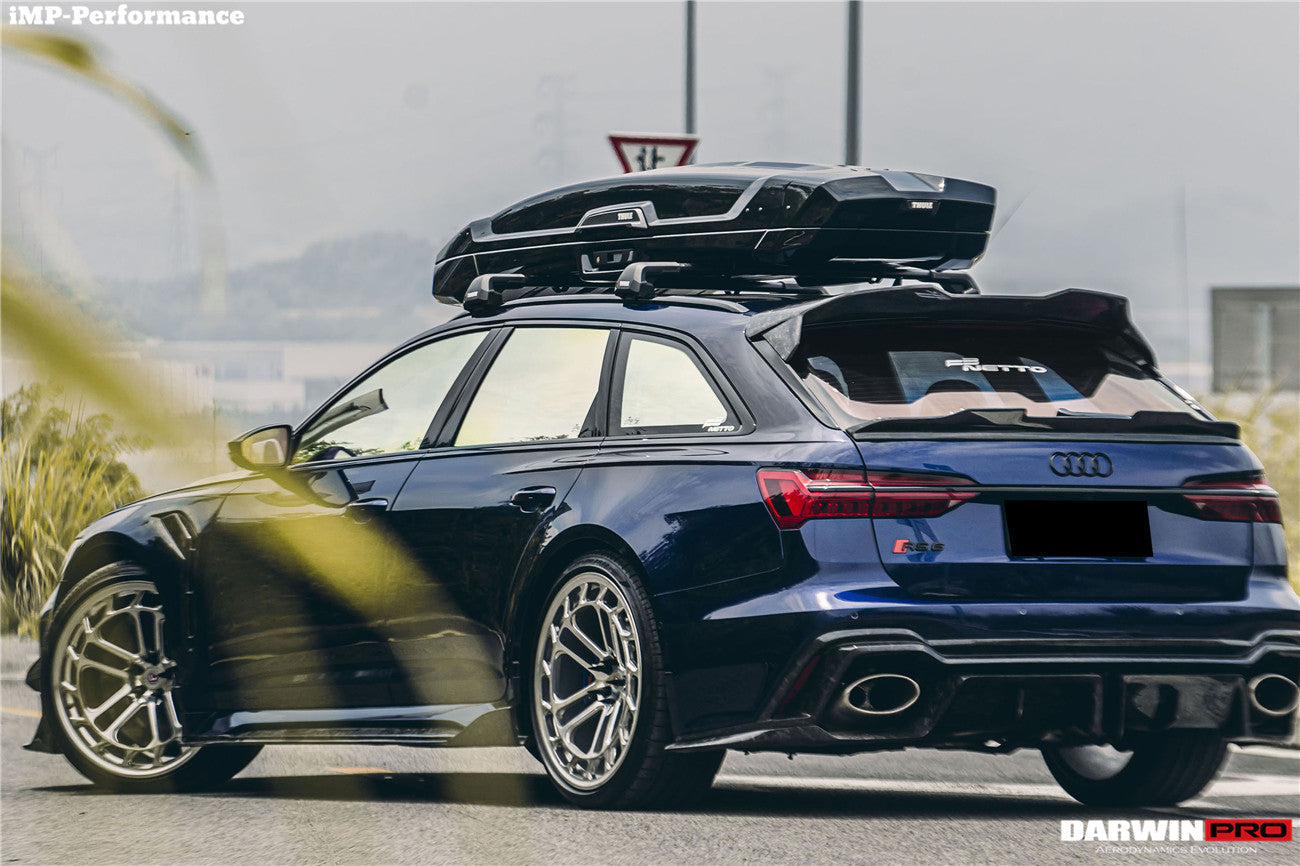 2019-2023 Audi RS6 Avant C8 IMP Performance Carbon Fiber Middle Spoiler - DarwinPRO Aerodynamics