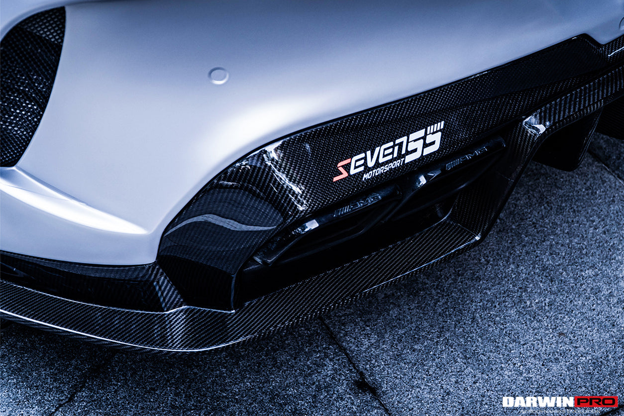 2015-2018 Mercedes Benz C-Class Coupe IMP Performance Partial Carbon Fiber Rear Bumper - DarwinPRO Aerodynamics