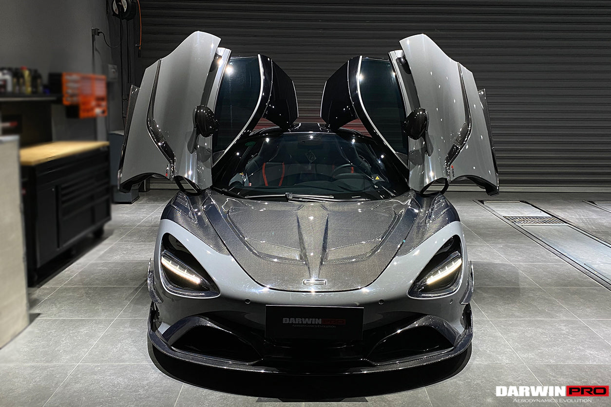 2017-2021 McLaren 720s Se²NWB Style Carbon Fiber Front Lip - DarwinPRO Aerodynamics