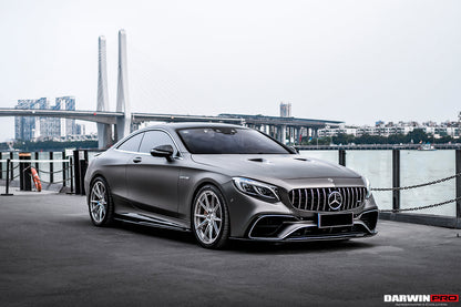2018-2021 Mercedes Benz C217 S63/S65 AMG Coupe BKSS Style Carbon Fiber Front Lip - DarwinPRO Aerodynamics