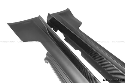 2008-2013 BMW 1M Only RZ Style Carbon FIber Side Skirts - Carbonado
