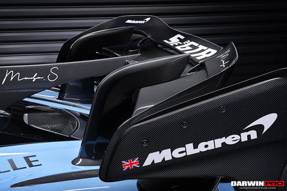 2017-2022 McLaren 720s Se²GTR Style Trunk Wing w/ Side Caps - DarwinPRO Aerodynamics