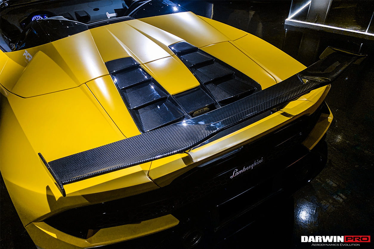 2019-2022 Lamborghini Huracan EVO Spyder OD Style Dry Carbon Engine Trunk - DarwinPRO Aerodynamics