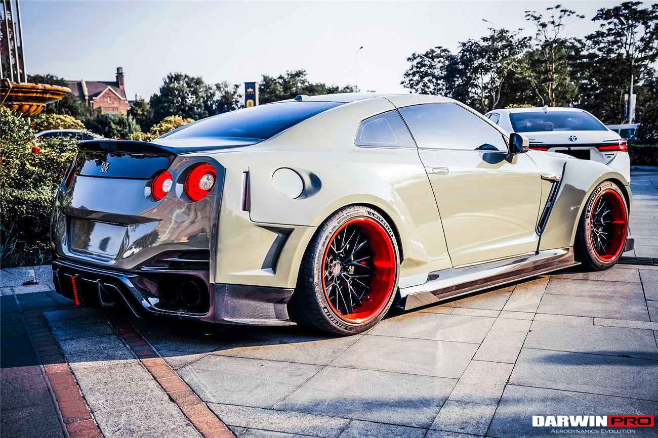 2008-2022 Nissan GTR R35 CBA/DBA/EBA BKSSII Style Partial Carbon Fiber Full Wide Body Kit - DarwinPRO Aerodynamics