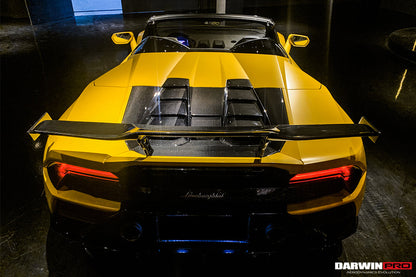 2019-2022 Lamborghini Huracan EVO Spyder OD Style Dry Carbon Engine Trunk - DarwinPRO Aerodynamics