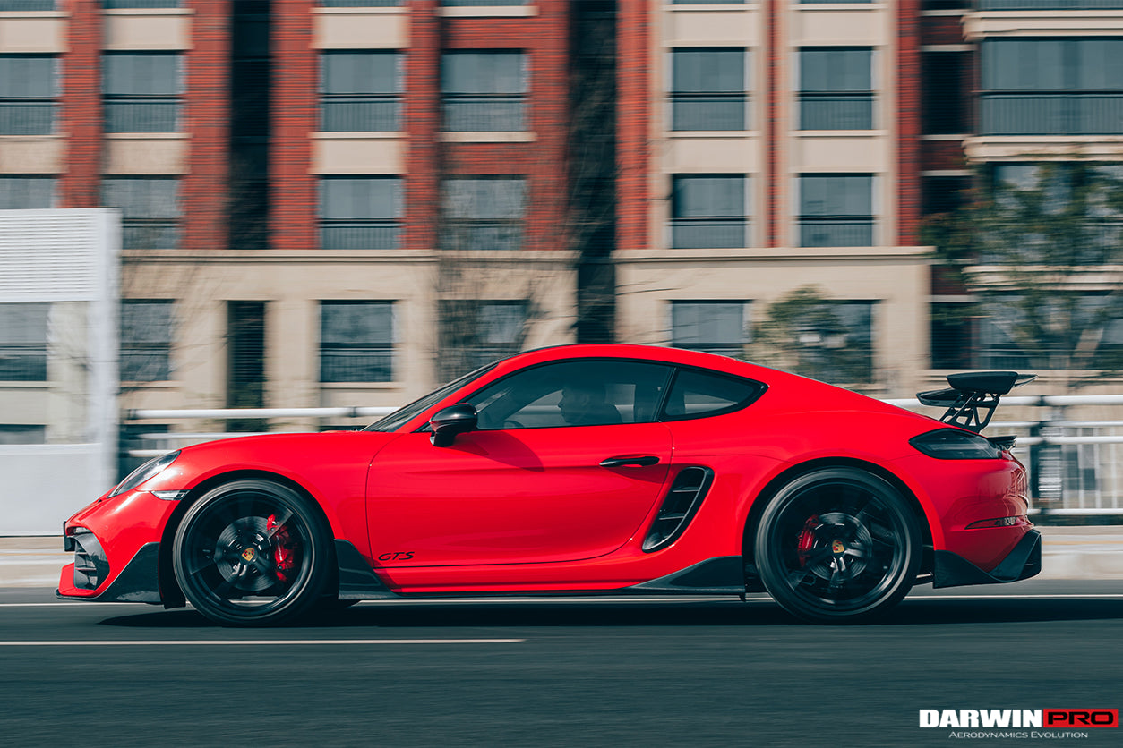 2016-2023 Porsche 718 Cayman/Boxster BKSS Style Carbon Fiber Trunk Spoiler - DarwinPRO Aerodynamics