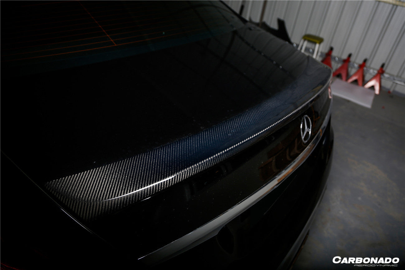 2014-2020 Mercedes Benz S63 W222 Sedan MSY Style Trunk Spoiler - Carbonado