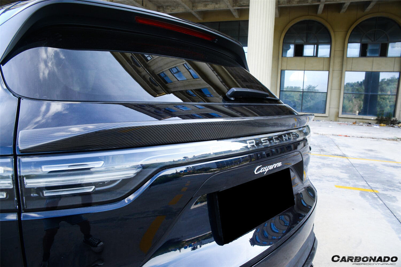 2019-2022 Porsche 959.1 Cayenne S/GTS/E-Hybrid/Turbo OD Style Trunk Spoiler - Carbonado