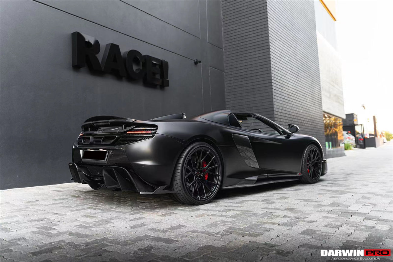 2014-2017 McLaren 650s Carbon Fiber Rear Bumper - DarwinPRO Aerodynamics