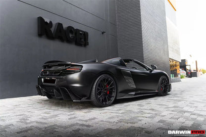 2014-2017 McLaren 650s Carbon Fiber Rear Bumper - DarwinPRO Aerodynamics