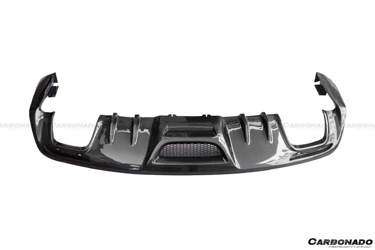 2014-2017 Ford Mustang Rsh Style Carbon Rear Diffuser - DarwinPRO Aerodynamics