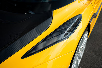 DarwinPRO 2017-2023 McLaren 720s & 765LT Spider Se²NWB Style Carbon Fiber Fender - DarwinPRO Aerodynamics