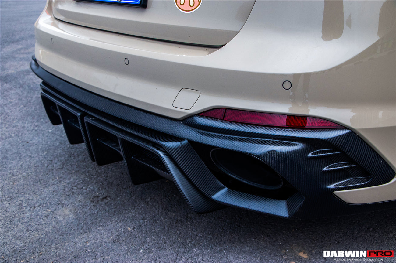 2017-2022 Audi RS4 B9 BKSS Style Rear Diffuser w/ Caps - DarwinPRO Aerodynamics