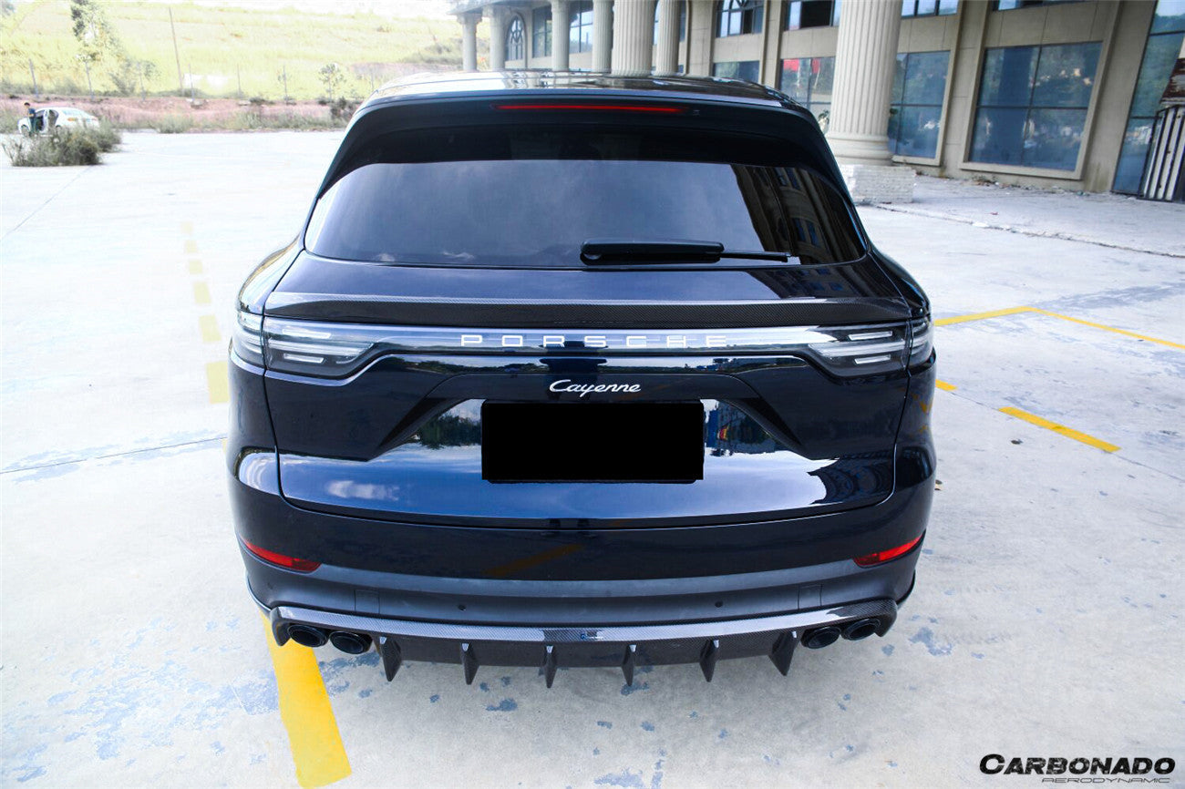 2019-2022 Porsche 959.1 Cayenne S/E-Hybrid OD Style Rear Lip - Carbonado