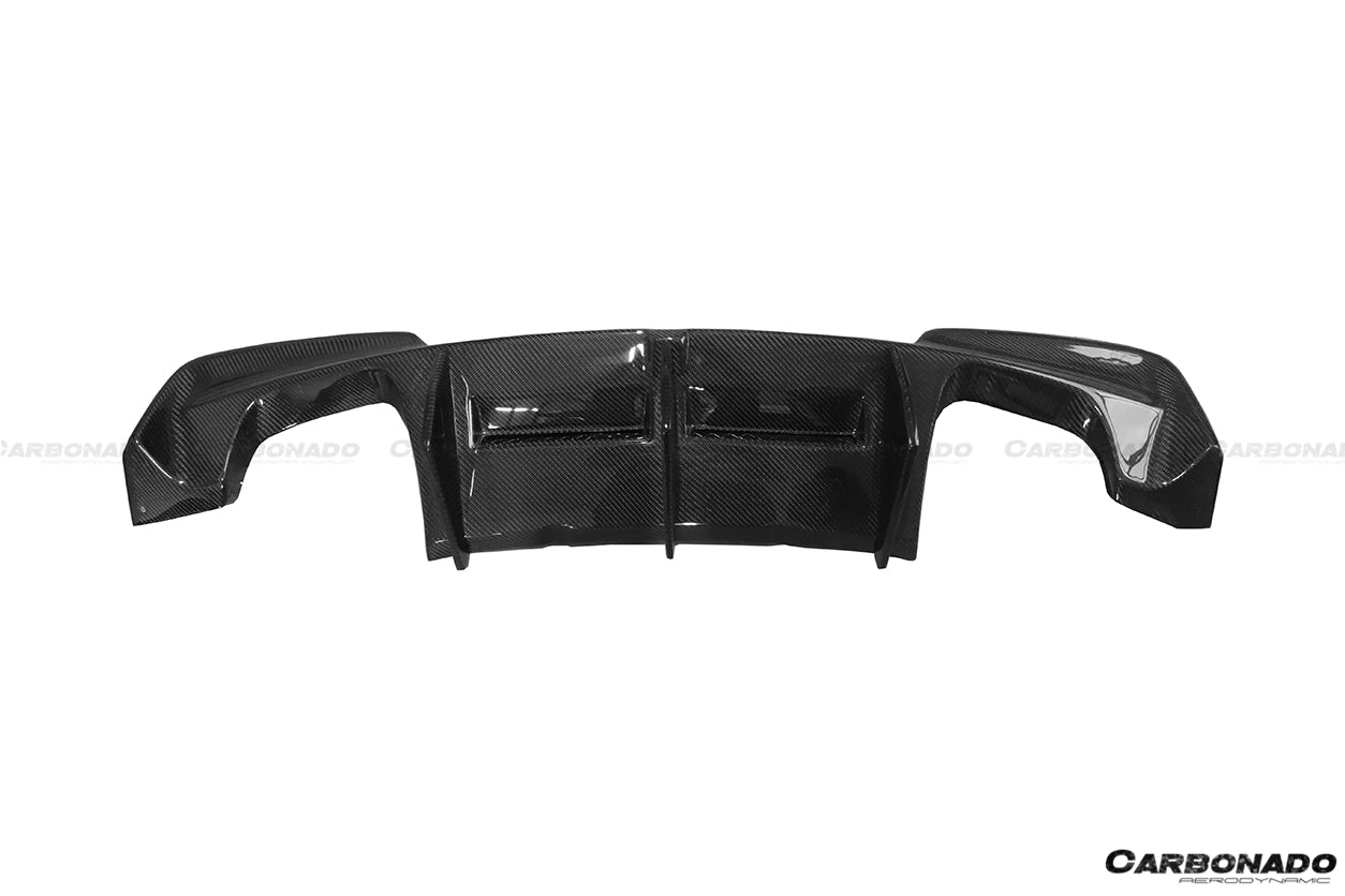2008-2013 BMW 1M RZ Style Carbon FIber Rear Lip - Carbonado