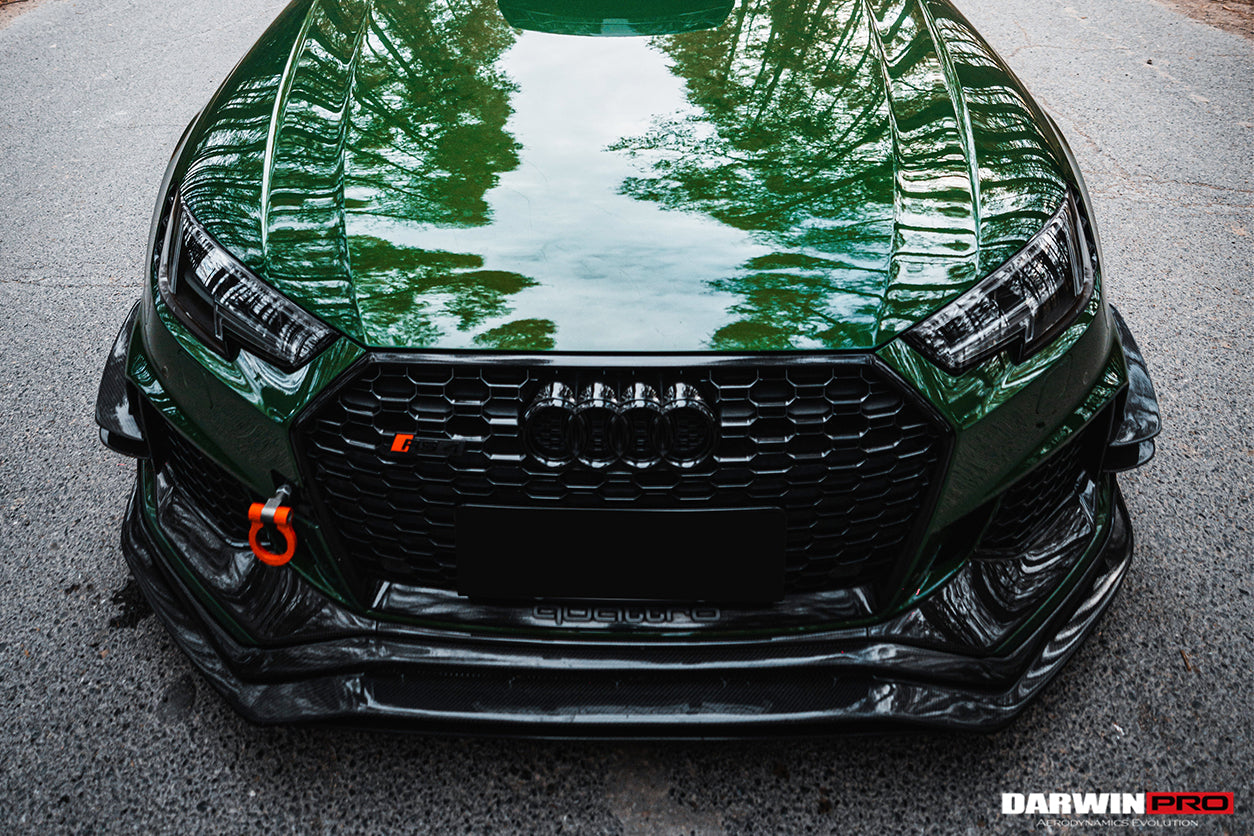 2017-2019 Audi RS4 B9 BKSS Style Front Lip - DarwinPRO Aerodynamics