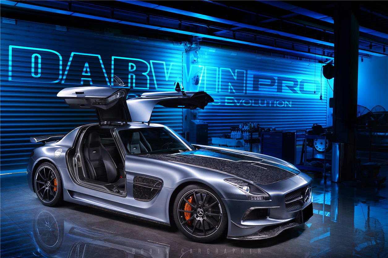 2010-2015 Mercedes Benz W197 SLS AMG BKSS Style Side Skirts & Fender - DarwinPRO Aerodynamics