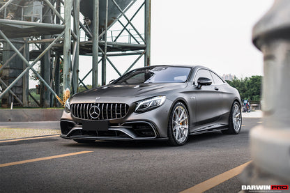 2018-2021 Mercedes Benz C217 S63/S65 AMG Coupe BKSS Style Carbon Fiber Front Lip - DarwinPRO Aerodynamics
