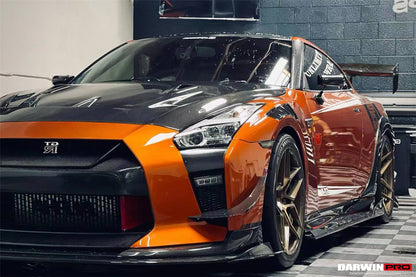 2017-2022 Nissan GTR R35 EBA  Carbon Fiber Grill - DarwinPRO Aerodynamics