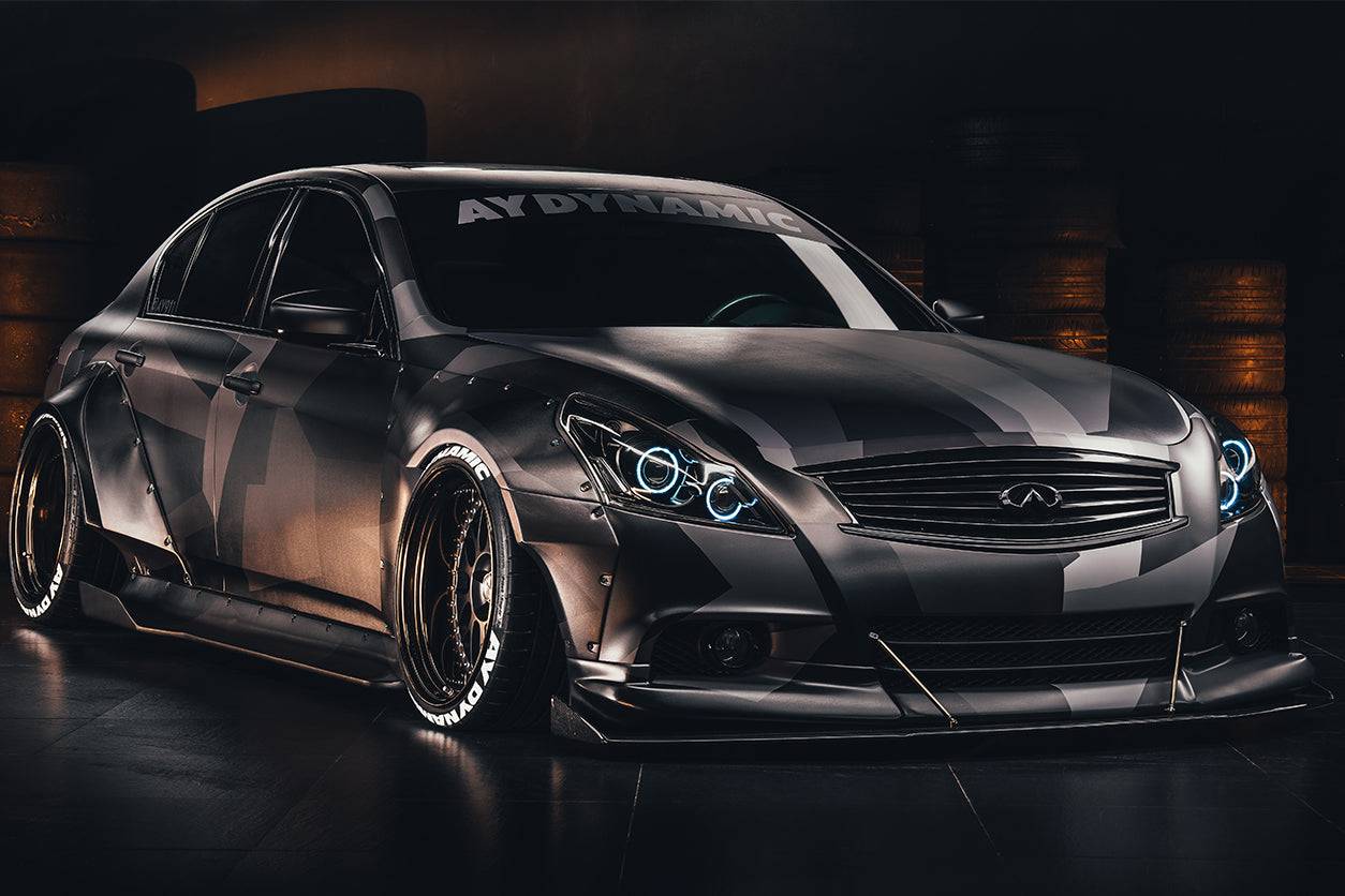 2010-2013 Infiniti G25/G37 Sedan BKSS Style Wide Body Kit - Carbonado