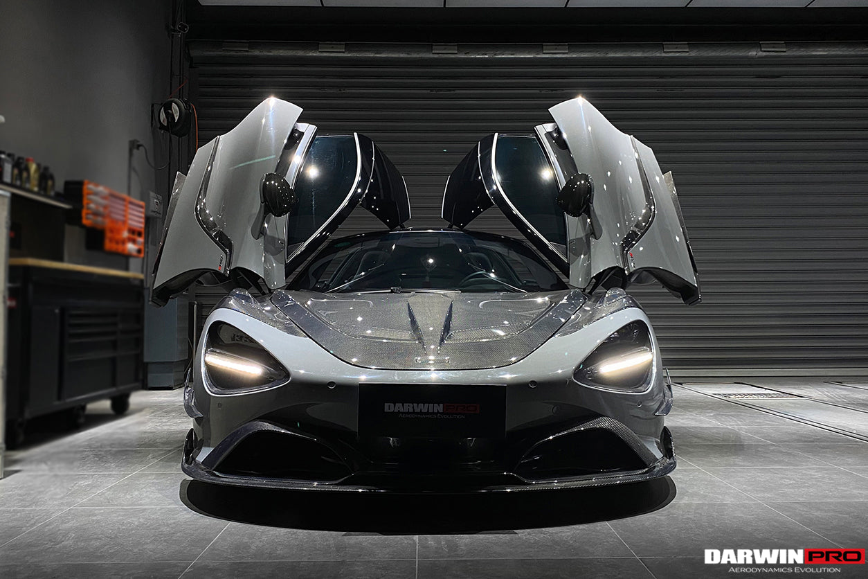 2017-2021 McLaren 720s Se²NWB Style Carbon Fiber Front Lip - DarwinPRO Aerodynamics