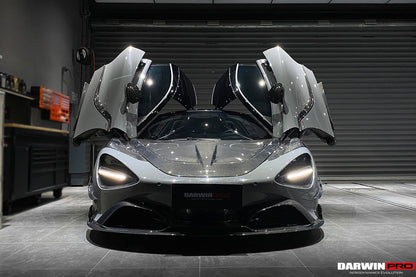 2017-2021 McLaren 720s Se²NWB Style Carbon Fiber Front Lip - DarwinPRO Aerodynamics