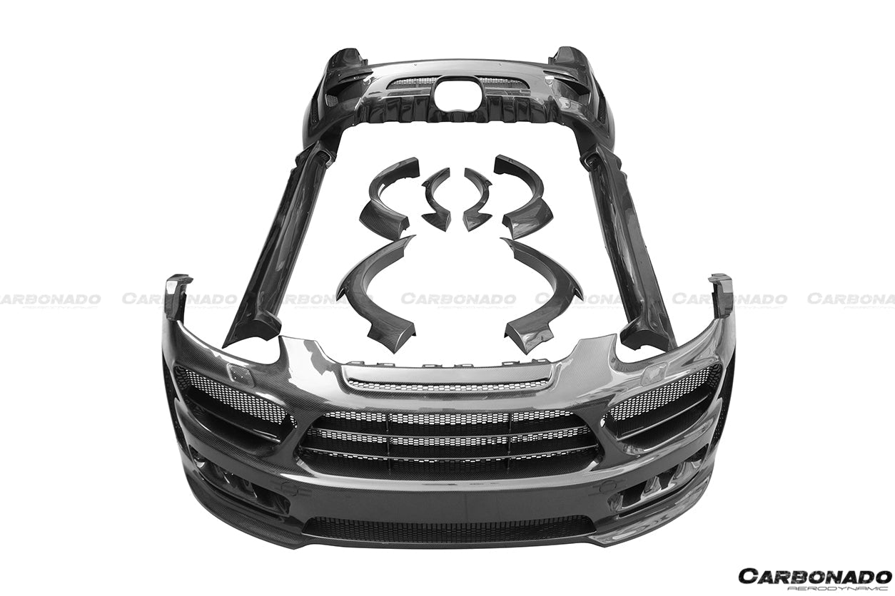 2011-2014 porsche Cayenne 958.1 HM Style Wide Body Kit - Carbonado