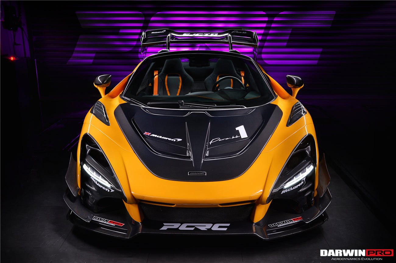 2017-2021 McLaren 720s Se²NWB Style Carbon Fiber Hood - DarwinPRO Aerodynamics