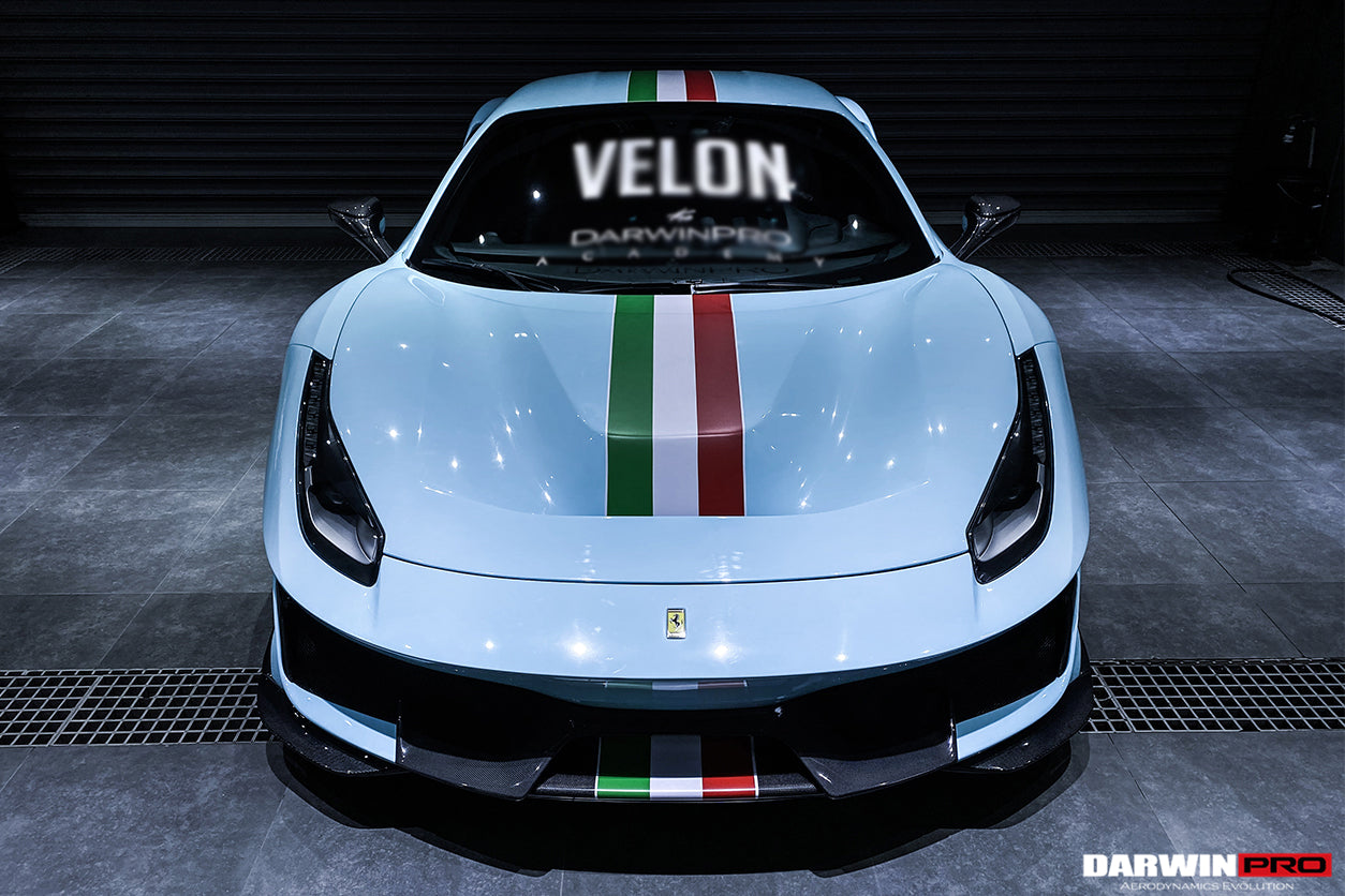 2015-2020 Ferrari 488 GTB/Spyder Pista Style Auto Full Body Kit - DarwinPRO Aerodynamics