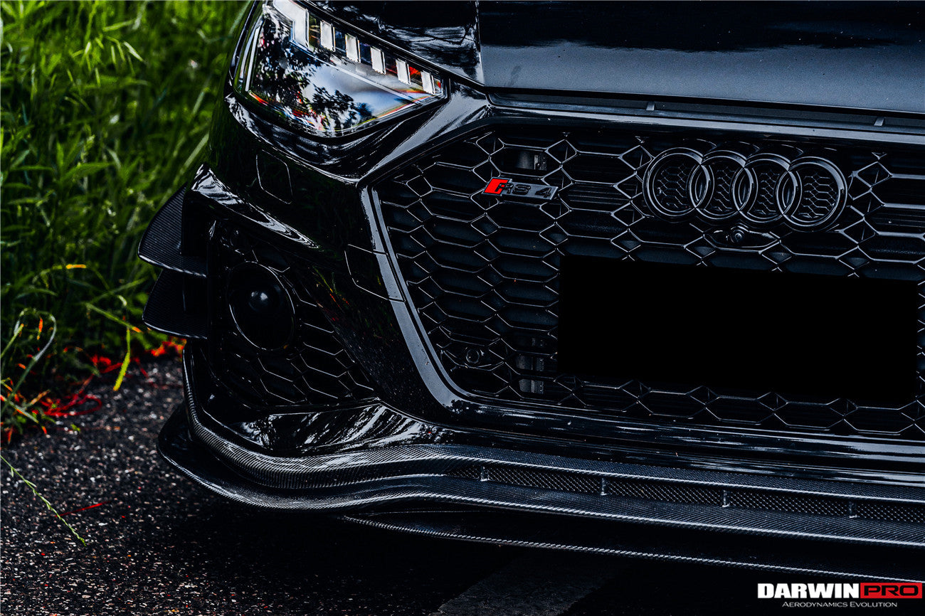 2020-2022 Audi RS4 B9.5 BKSS Style Carbon Fiber Front Lip - DarwinPRO Aerodynamics