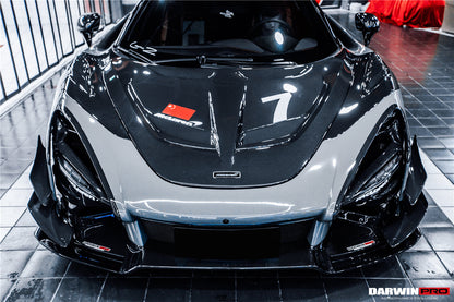 2017-2021 McLaren 720s Se²NWB Style Carbon Fiber Hood - DarwinPRO Aerodynamics